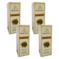 Khadi Pure Herbal Cardamom Essential Oil - 15ml (Set of 4)