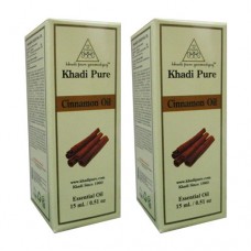 Khadi Pure Herbal Cinnamon Essential Oil - 15ml (Set of 2)