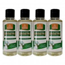 Khadi Pure Herbal Jasmine Massage Oil - 210ml (Set of 4)