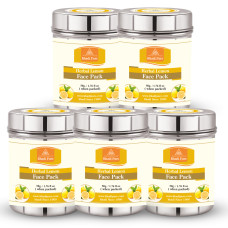 Khadi Pure Herbal Lemon Face Pack - 50g (Set of 5)