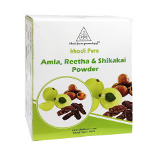 Khadi Pure Herbal Amla, Reetha & Shikakai Powder - 80g