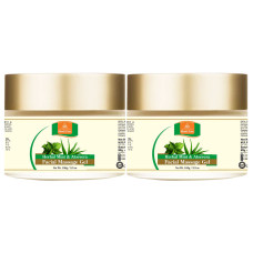 Khadi Pure Herbal Mint & Aloevera Face Massage Gel - 100g (Set of 2)