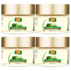 Khadi Pure Herbal Mint & Aloevera Face Massage Gel - 100g (Set of 4)