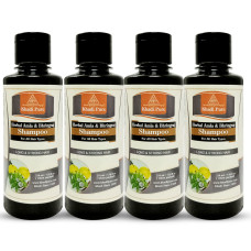 Khadi Pure Herbal Amla & Bhringraj Shampoo - 210ml (Set of 4)