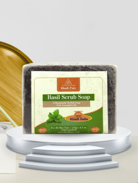 Herbal Basil Scrub Soap