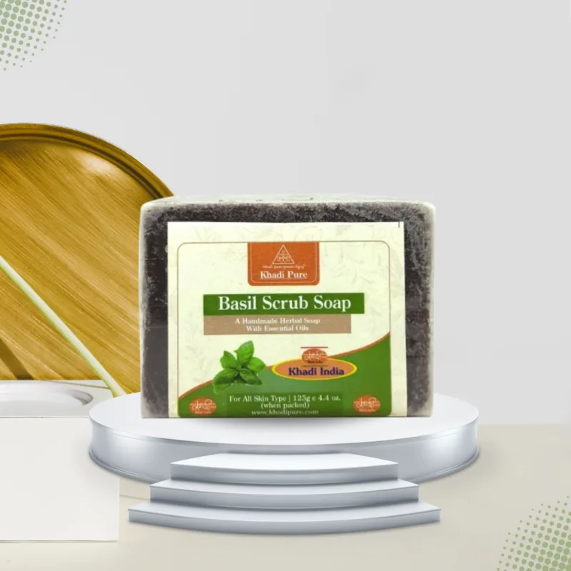 Herbal Basil Scrub Soap
