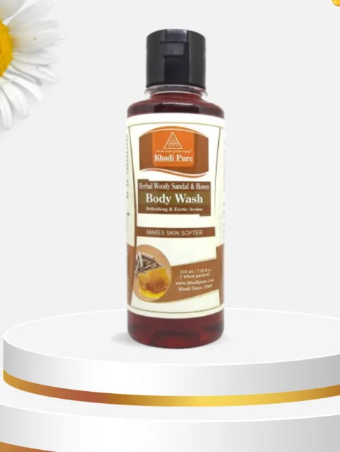 Herbal Woody Sandal Honey Body Wash