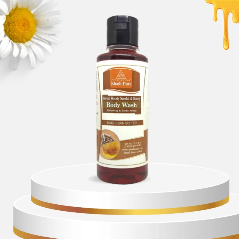 Herbal Woody Sandal Honey Body Wash