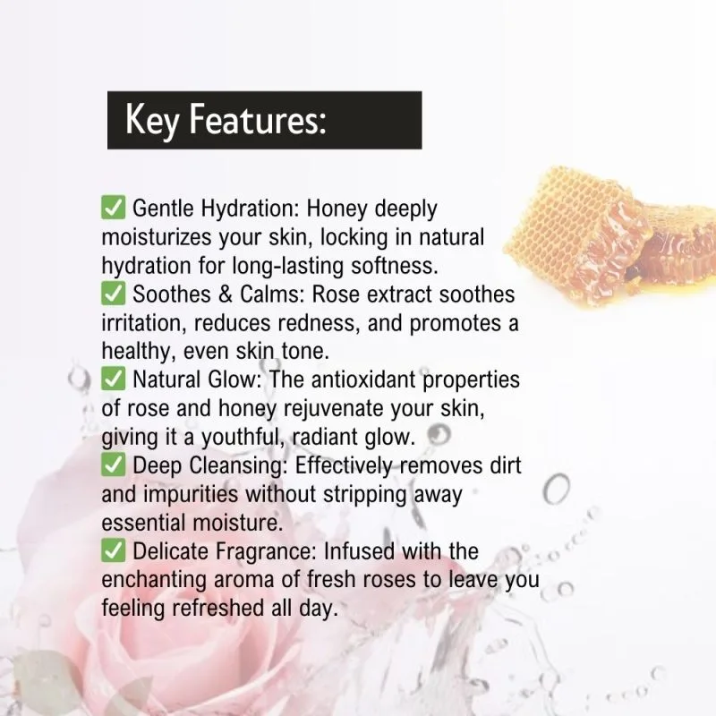 Khadi Pure Herbal Rose & Honey Soap | 125g | Soothing Soap with Rose Extract and Honey for Soft, Radiant Skin - Image 6