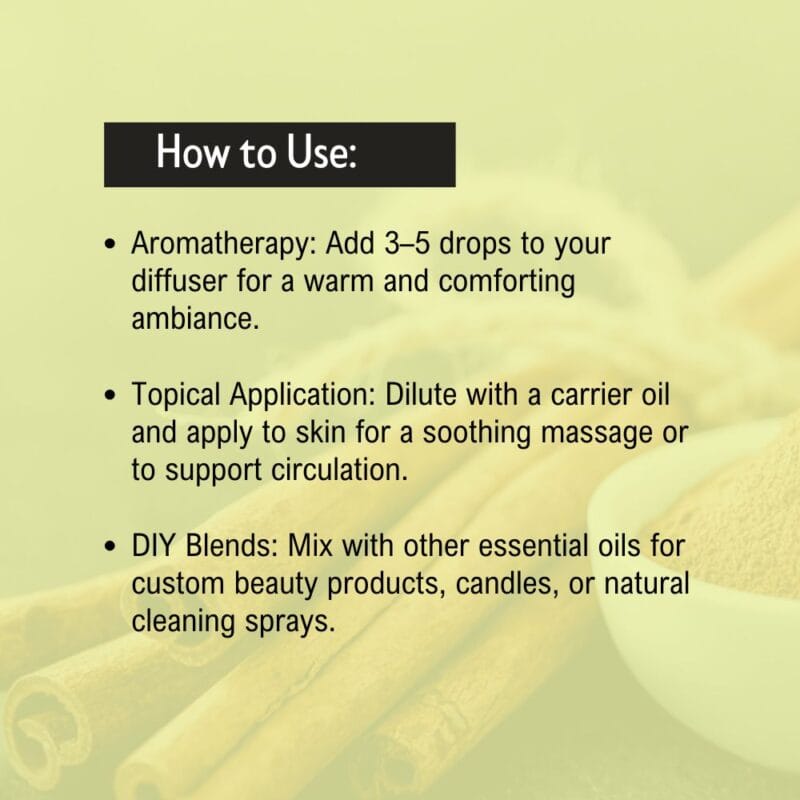 Khadi Pure Herbal Cinnamon Essential Oil | Antiseptic Properties | Anti-Inflammatory Effects | Provides Relief From Common Infections | 15ml - Image 7