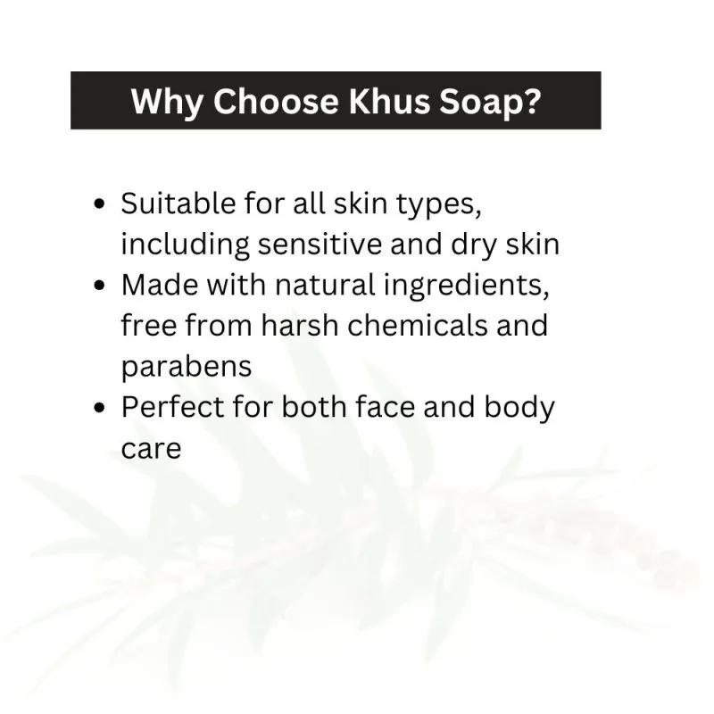 Khadi Pure Herbal Khus Soap | 125g | Deeply Moisturizing Soap with Khus Oil for Soft, Supple Skin - Image 4
