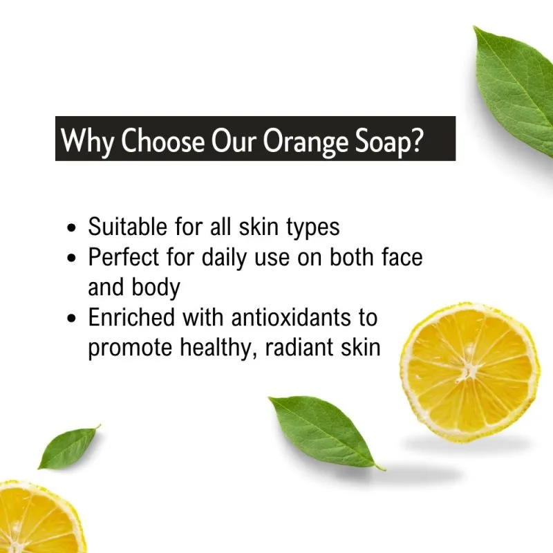 Khadi Pure Herbal Orange Soap | 125g | Gentle Exfoliating Cleanser with Orange Oil for Radiant, Acne-Free Skin - Image 6