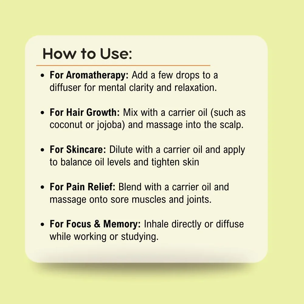 Khadi Pure Herbal Rosemary Essential Oil | Cognitive Enhancement | Antioxidant Properties | Anti-inflammatory Effects | Digestive Support | 15ml - Image 11
