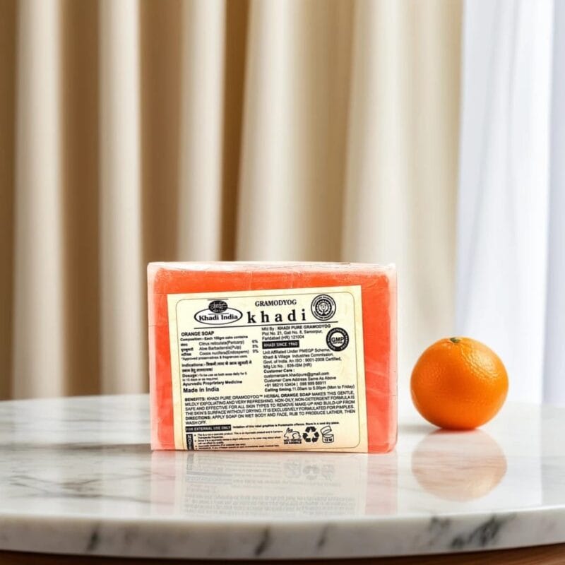 Citrus-rich soap for bright and glowing skin