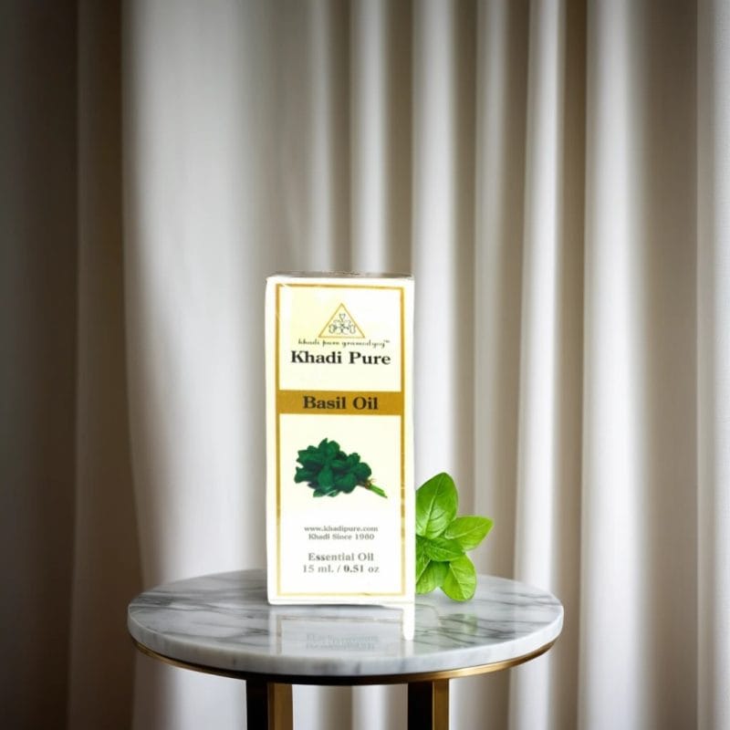 Khadi Pure Herbal Basil Essential Oil