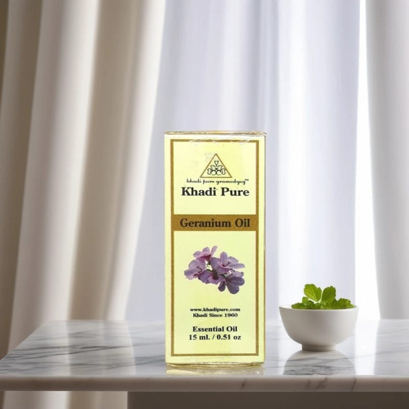 Khadi Pure Herbal Geranium Essential Oil