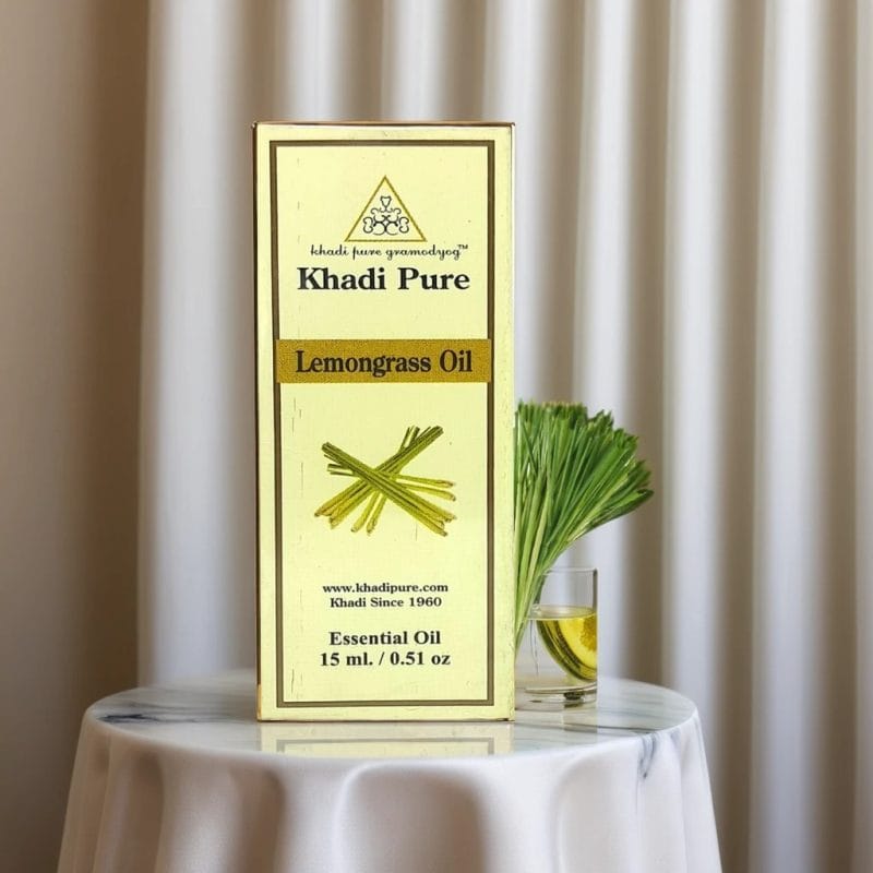 Khadi Pure Herbal Lemongrass Essential Oil