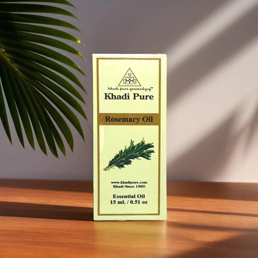 Khadi Pure Herbal Rosemary Essential Oil | Cognitive Enhancement | Antioxidant Properties | Anti-inflammatory Effects | Digestive Support | 15ml - Image 4