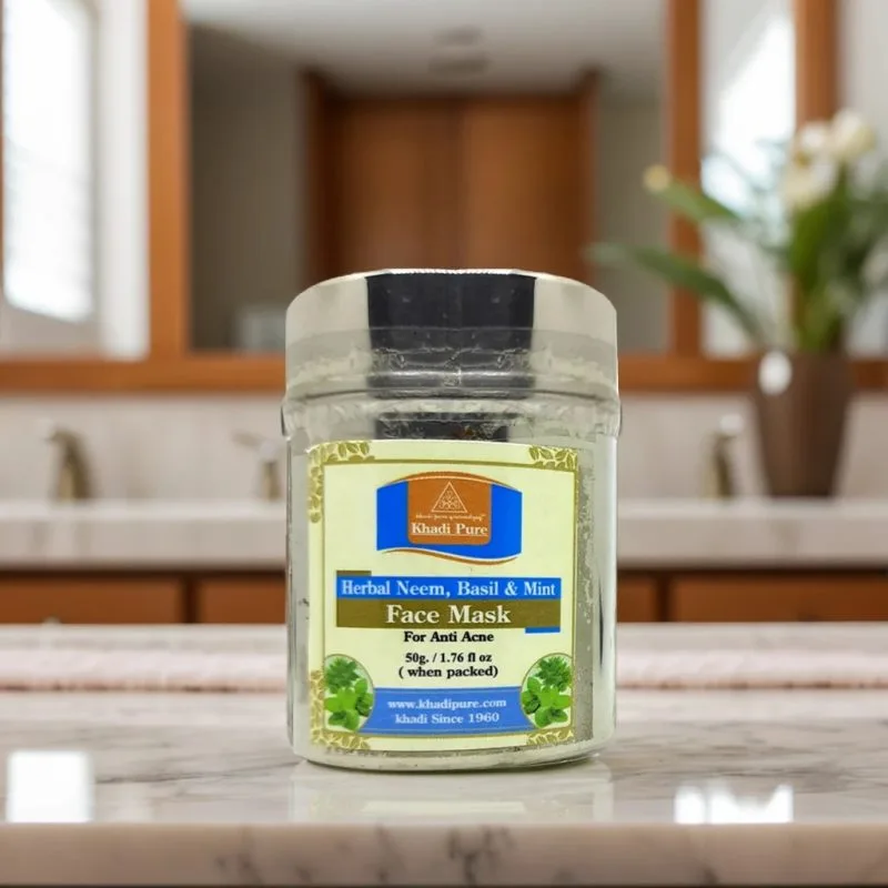 Herbal Neem Basil Mint Face Mask