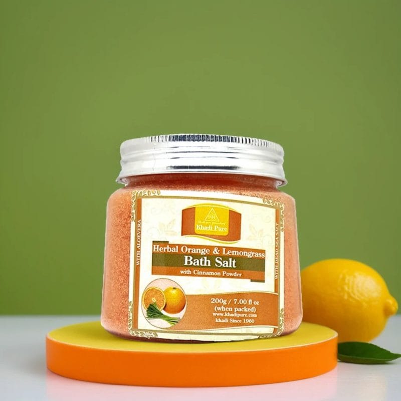 Orange Lemongrass Bath Salt for Detox