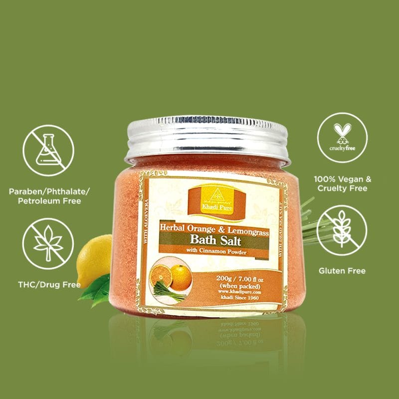 Lemongrass and Orange Uplifting Bath Salt