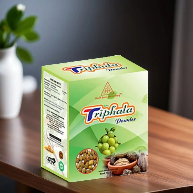 Khadi Pure Herbal Triphala Powder | 80g | Natural Hair Growth & Scalp Nourishment | Rich in Vitamin C & Antioxidants - Image 2