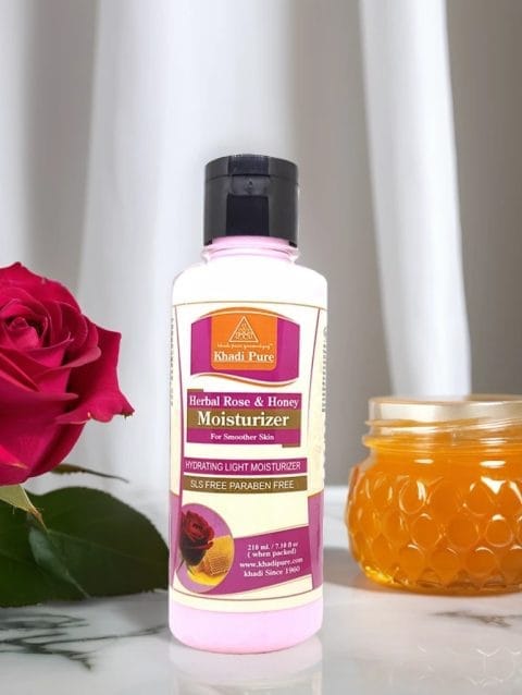 Khadi Pure Herbal Rose & Honey Moisturizer