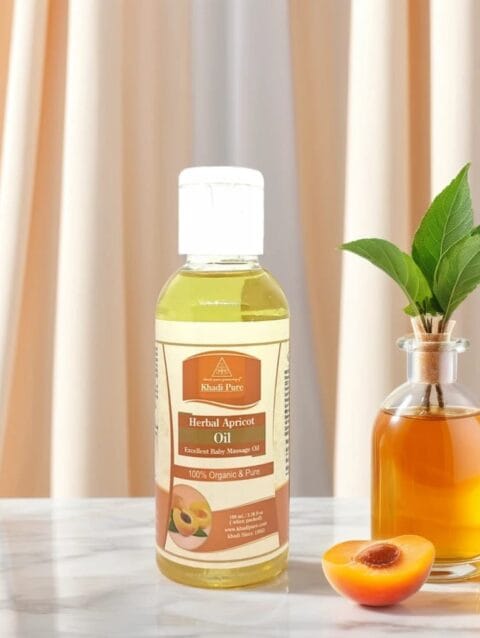 Khadi Herbal Baby Apricot Oil – Natural Skin Nourishment