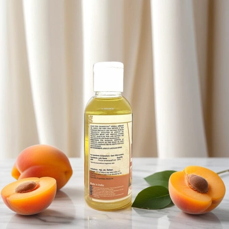 Khadi Baby Massage Oil with Apricot – Herbal & Chemical-Free