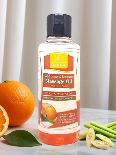 Khadi Herbal Oil with Lemongrass Essence