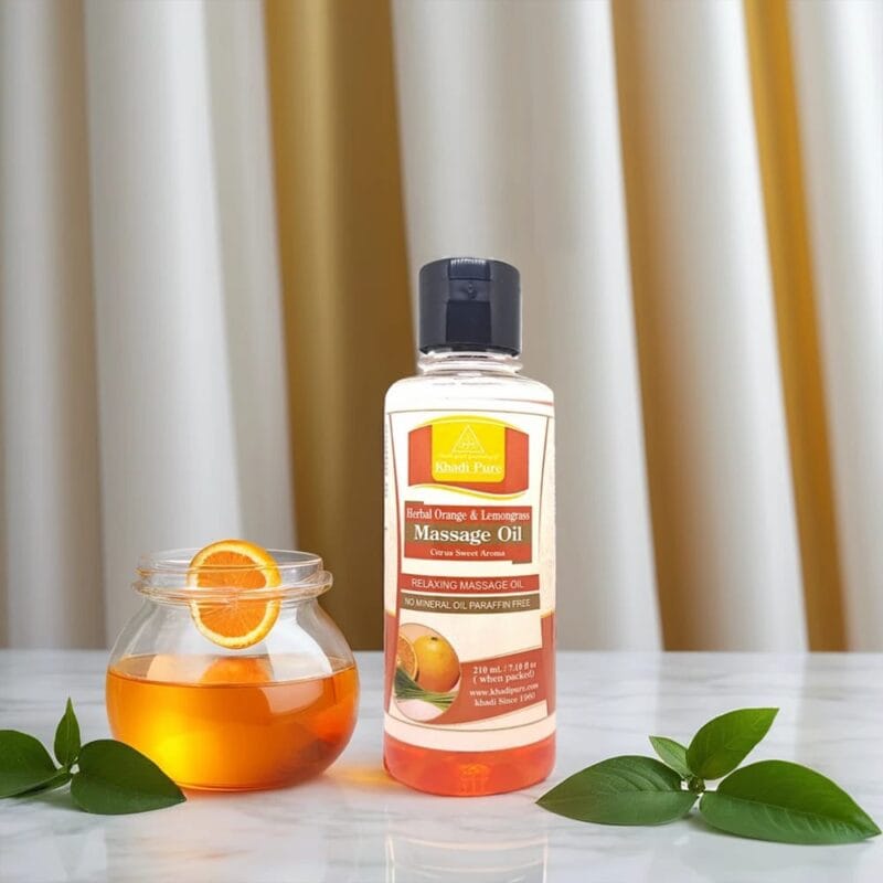 Refreshing Citrus Massage Oil by Khadi