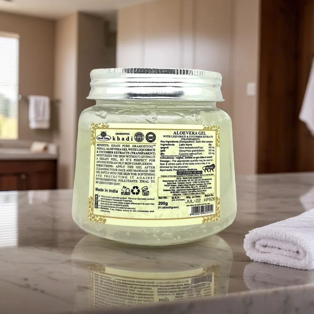 Face Gel with Aloe and Mulethi Extracts
