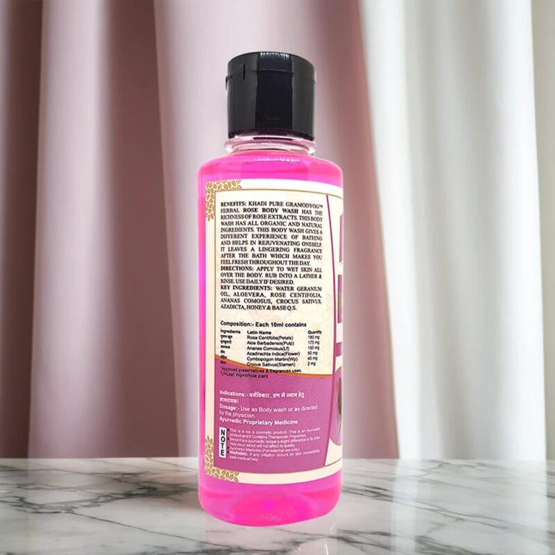 Herbal Rose Body Wash by Khadi Pure