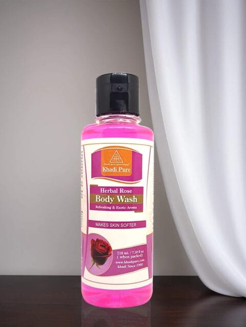 Khadi Herbal Rose Gentle Body Wash