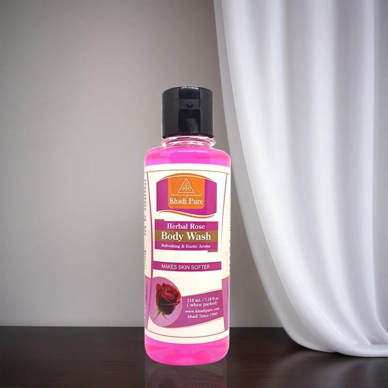 Khadi Herbal Rose Gentle Body Wash