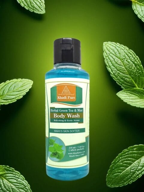 Khadi Pure Green Tea Mint Body Cleanser