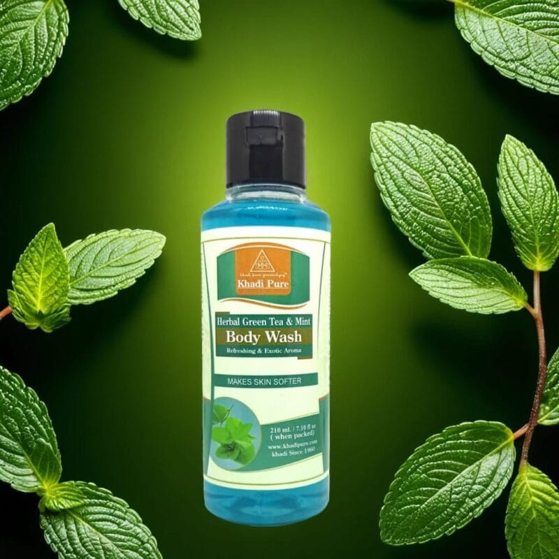 Khadi Pure Green Tea Mint Body Cleanser