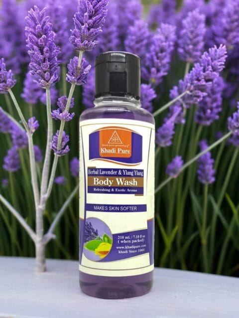 Lavender Ylang Ylang Herbal Body Wash by Khadi