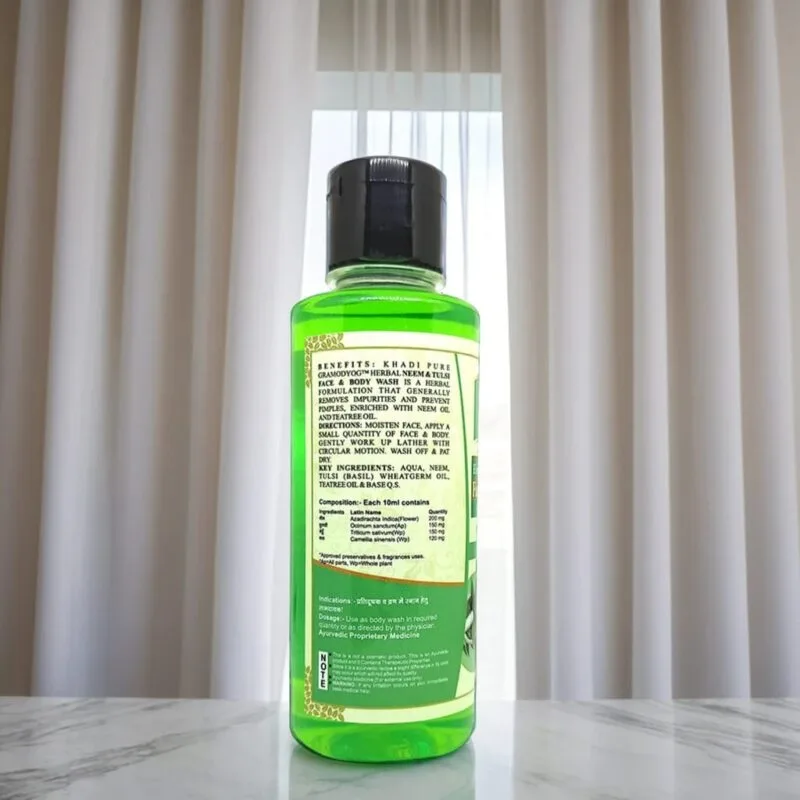 Herbal Face and Body Wash – Neem Tulsi