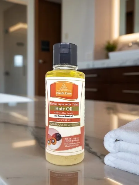 Khadi Pure Herbal Ayurvedic Palm Hair Oil