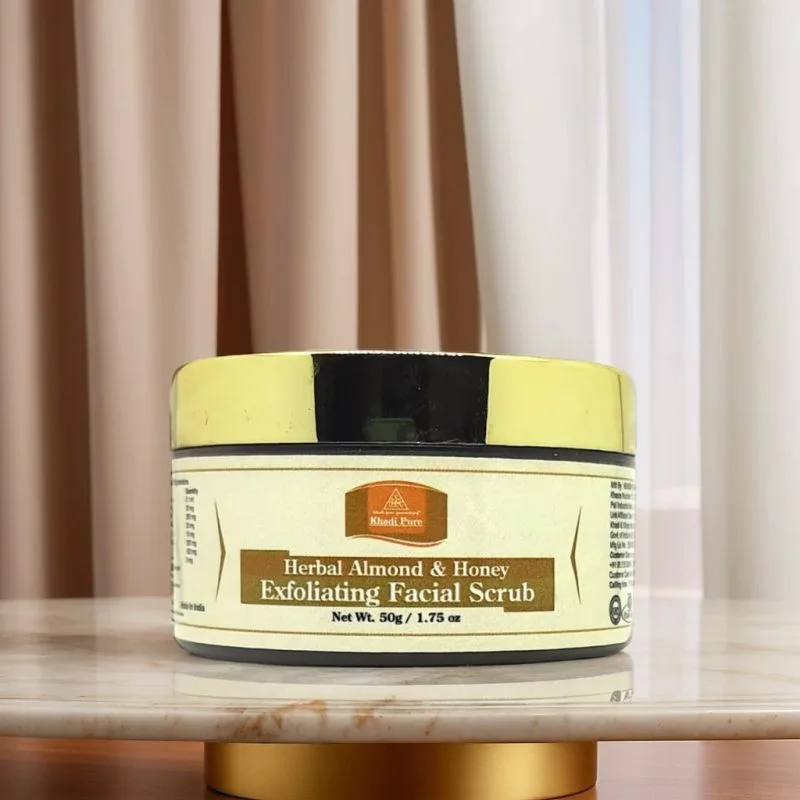Gentle Almond & Honey Herbal Face Scrub