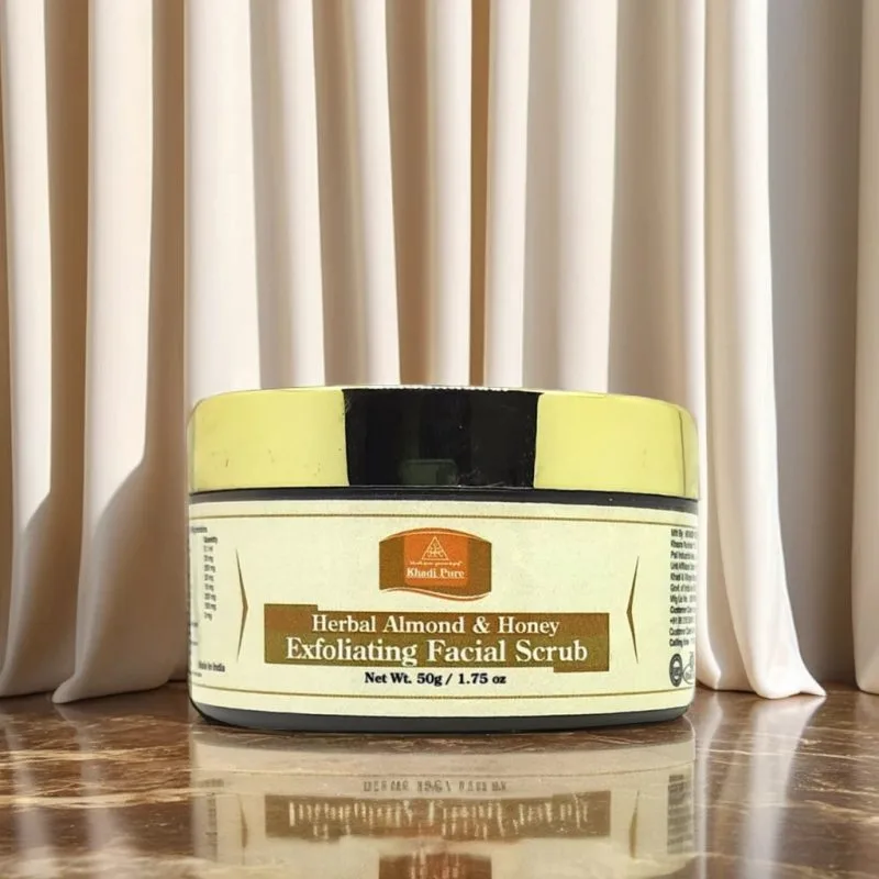Almond and Honey Exfoliating Facial Scrub