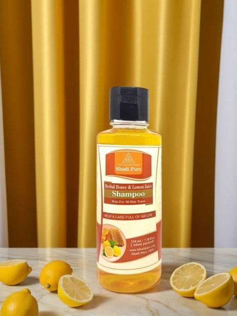 Khadi Pure Herbal Honey & Lemon Juice Shampoo