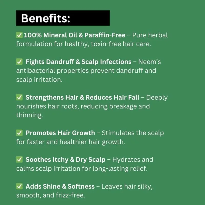 Khadi Pure Herbal Pure Neem Oil | 210ml | Mineral Oil & Paraffin Free | Skin Healing | Anti-Bacterial | Soothes Itching | Fights Dandruff | Acne & Scalp Infections - Image 6