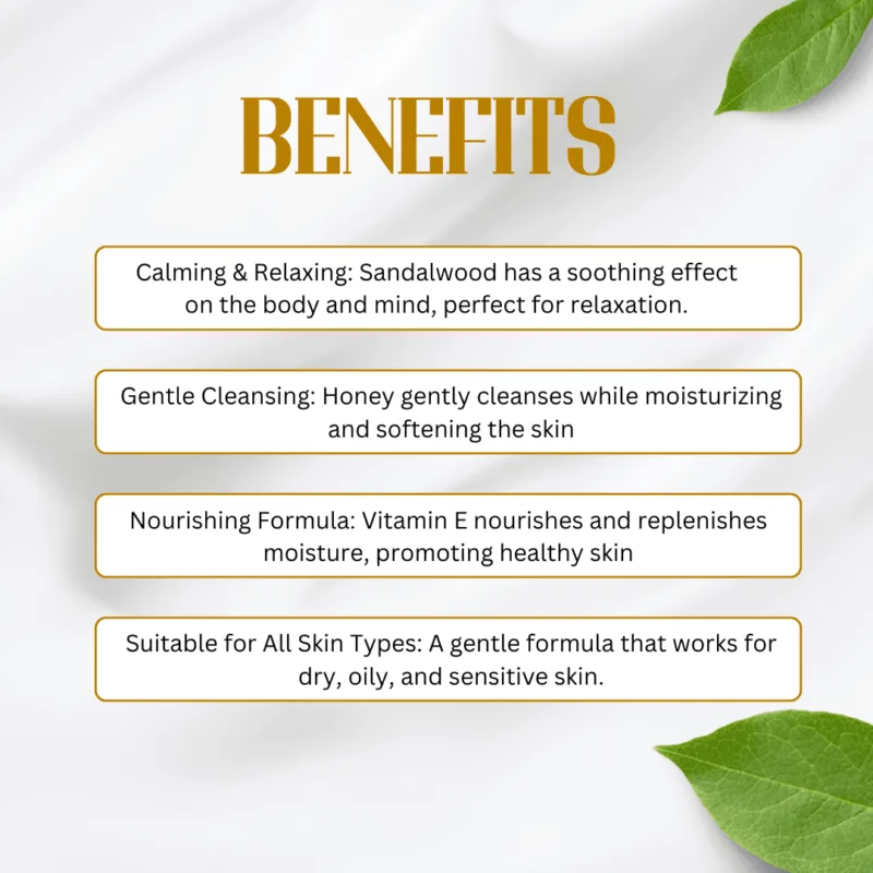 Khadi Woody Sandal Honey Skin Cleanser