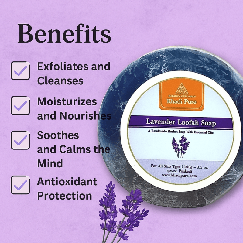 Herbal Lavender Loofah Soap