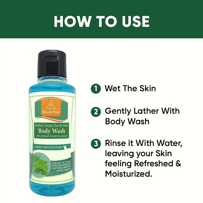 Herbal Body Wash Green Tea & Mint