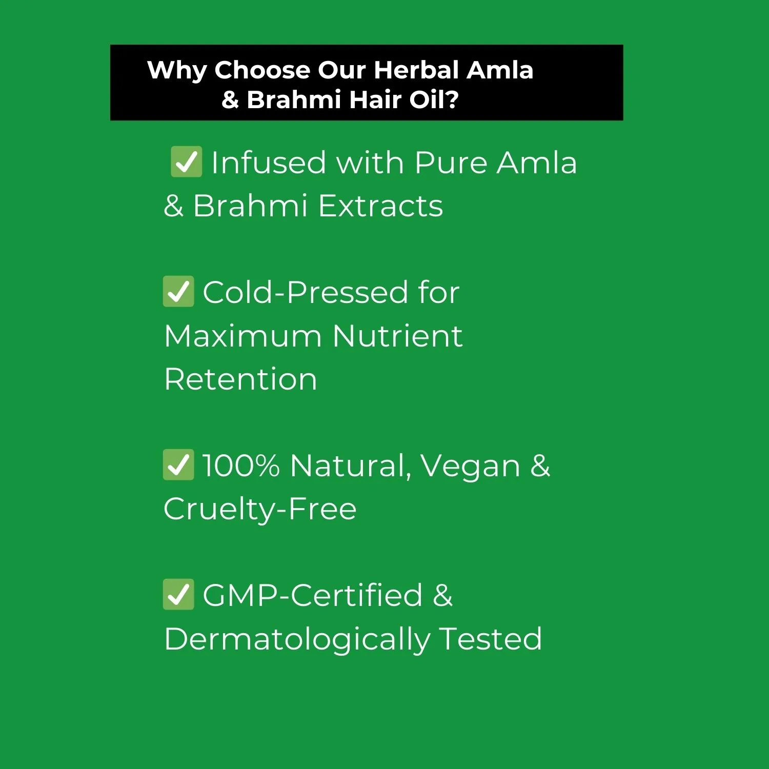 Khadi Pure Herbal Amla & Brahmi Hair Oil | 210ml | Mineral Oil & Paraffin Free | Prevents Premature Greying | Strengthens Hair & Adds Shine - Image 5