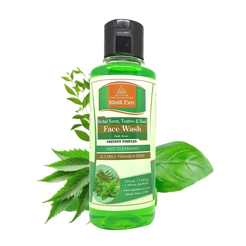 Khadi Neem Face Wash Bottle