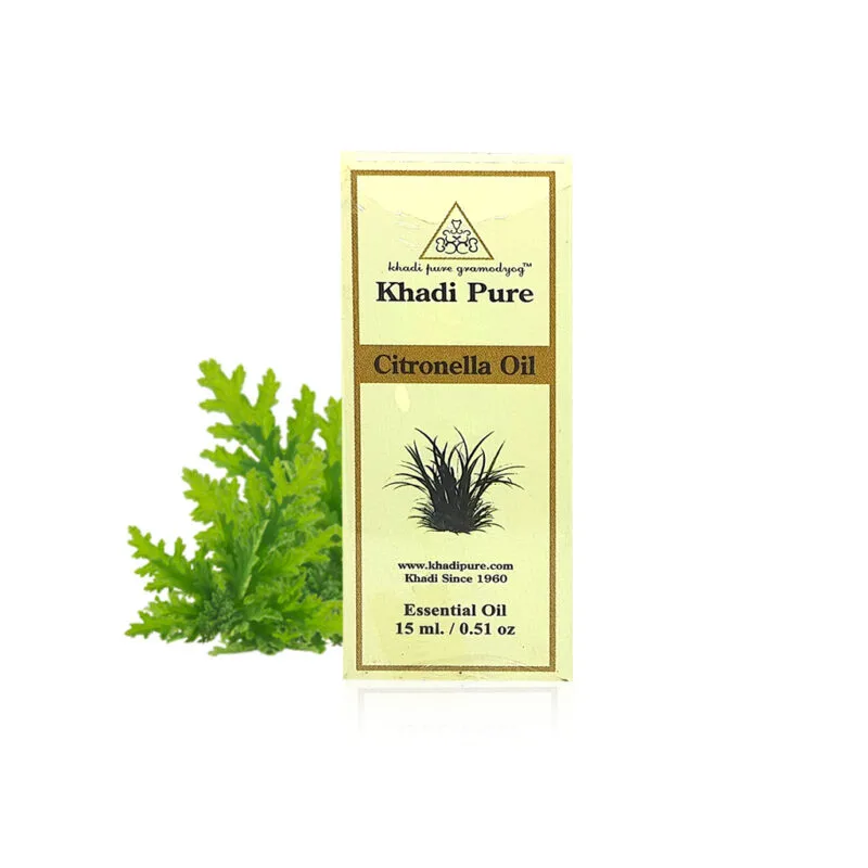 Khadi Pure Herbal Citronella Essential Oil | Insect Repellent | Antimicrobial Properties | Mood Enhancement | Respiratory Support | 15ml - Image 4
